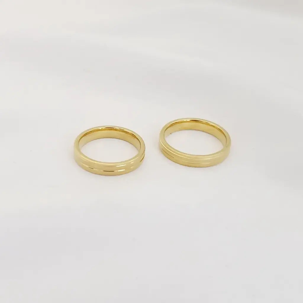 Argollas de matrimonio delgadas sale