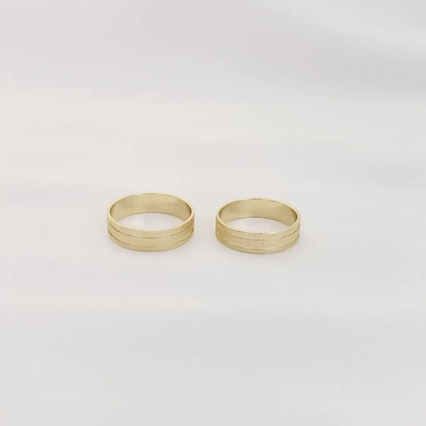 Argolla De Matrimonio De Exterior Rustico Cristal