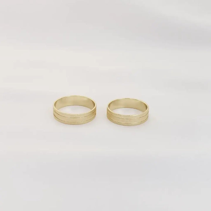 Argolla De Matrimonio De Exterior Rustico Cristal