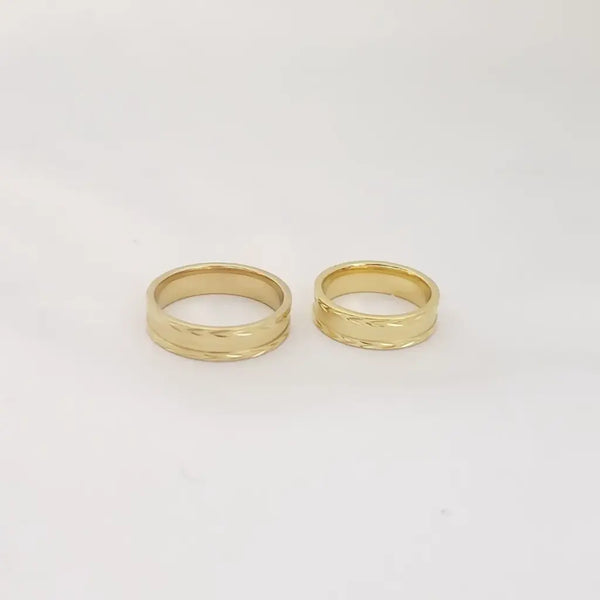 Argollas De Matrimonio De Exterior Marcado Arrow
