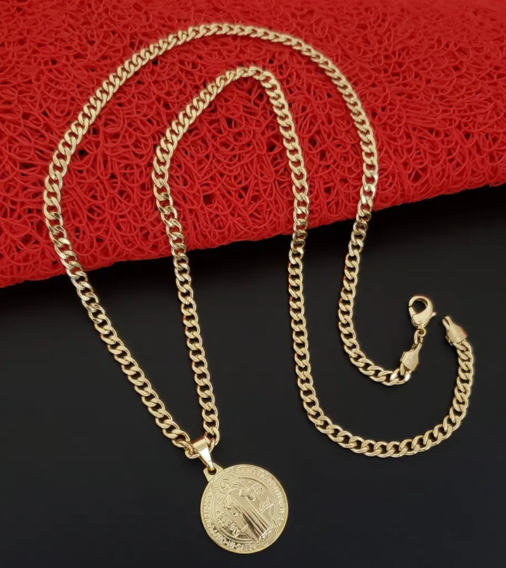 Cadena Cubana 2mm-65CM + Dijes