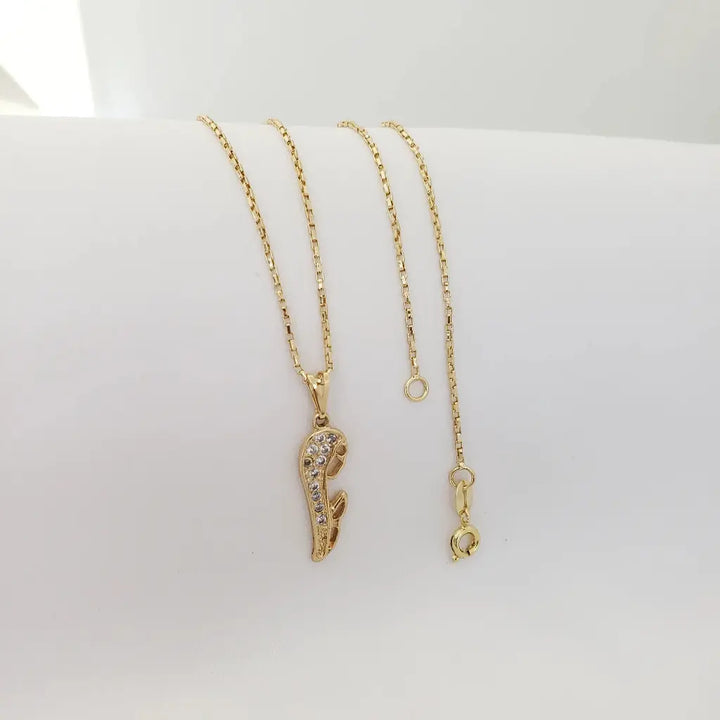Cadena De Dama De Tejido Aros de 50-1mm de Grosor + Dije de La Rosa Mística + Envío Gratis