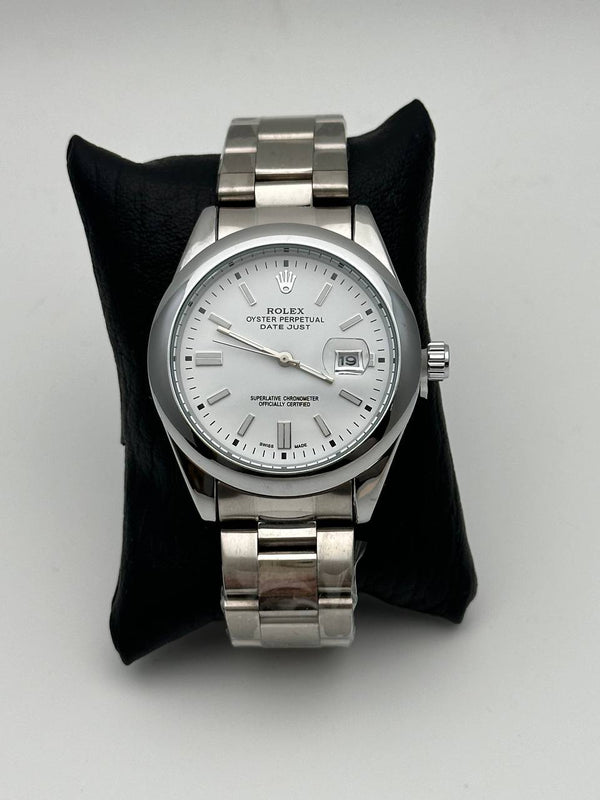 Reloj Analógico Rolex Blanco + Envío Gratis