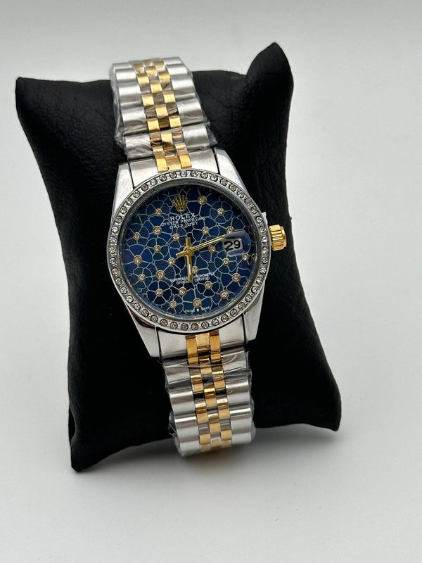 Reloj Analógico Rolex Oyster Perpetual De Correa Dorada + Envío Gratis