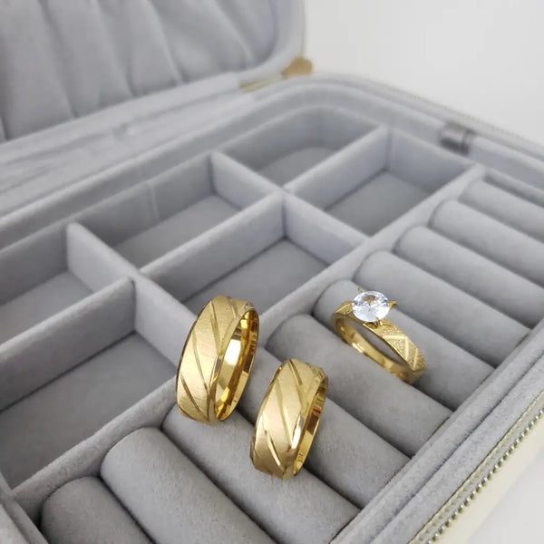 Anillos de matrimonio gruesos sale