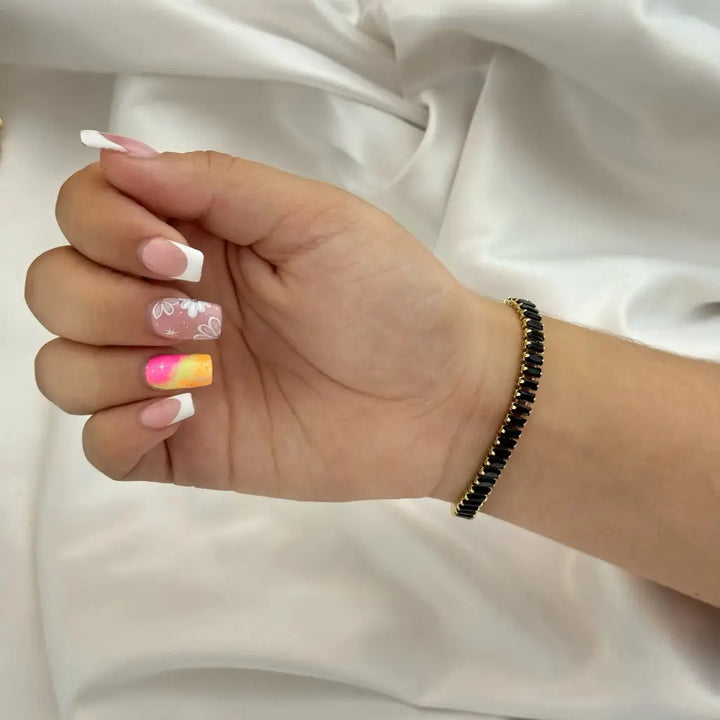Pulsera Tenis Negra